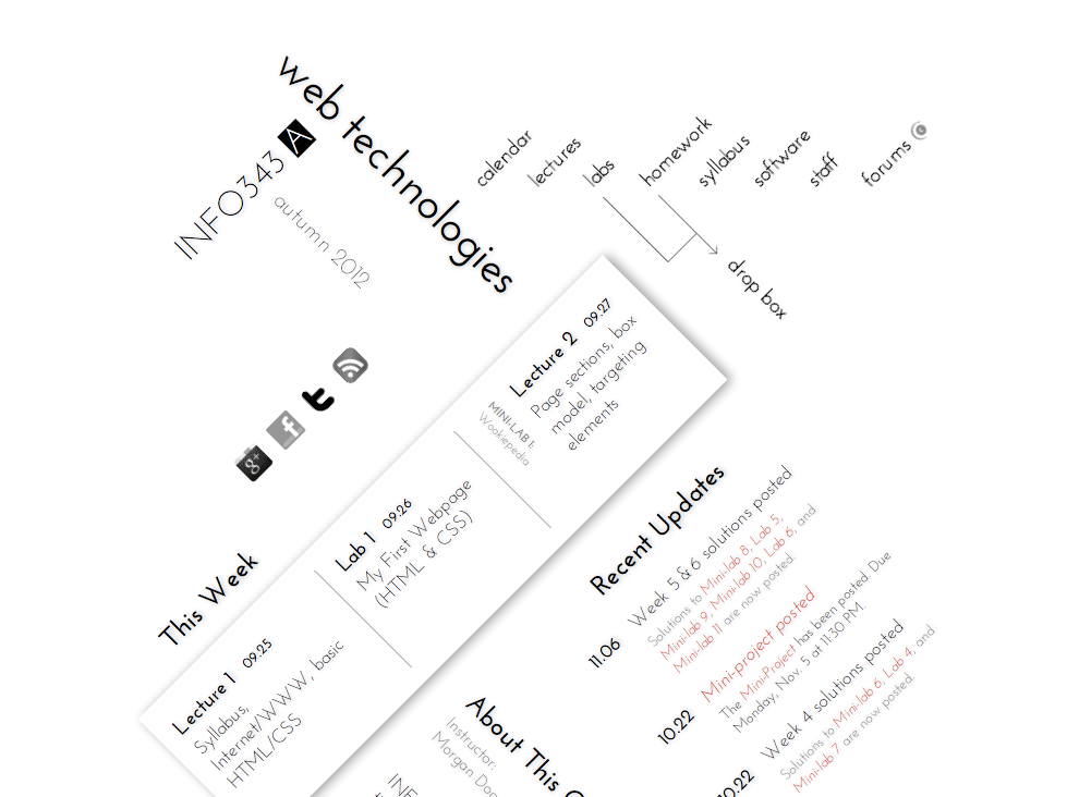 INFO 343/344 course website